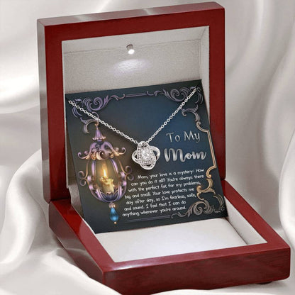 Mom - Love Is Mystery - Love Knot Necklace