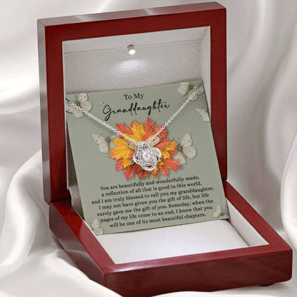 Granddaughter - Gift Of You - Love Knot Necklace