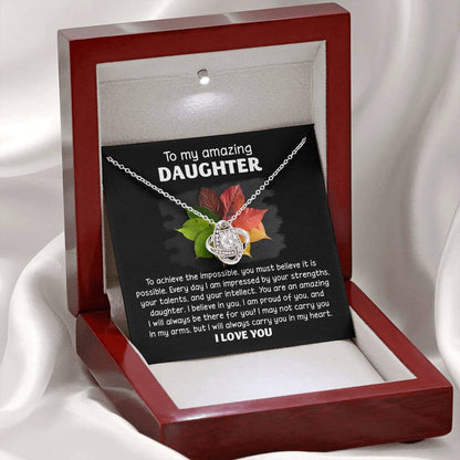 Daughter - It Is Possible - Love Knot Necklace