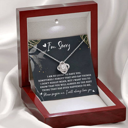 Sorry - The Best Thing - Love Knot Necklace