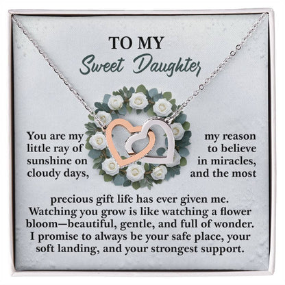 Daughter - Strongest Support - Interlocking Hearts