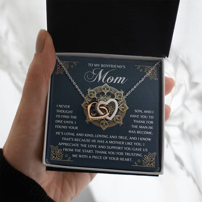 Mom - Thankful Heart - Interlocking Hearts