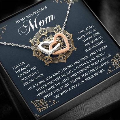 Mom - Thankful Heart - Interlocking Hearts