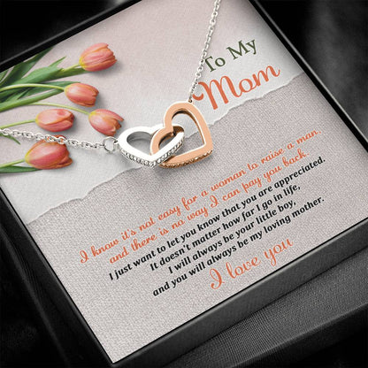 Mom - Go In Life - Interlocking Hearts