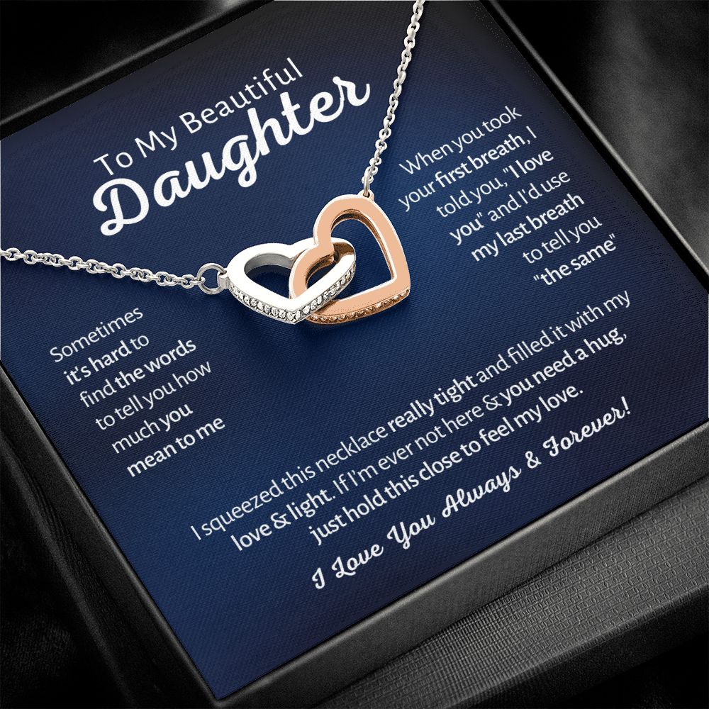 To My Beautiful Daughter - First Breath - Interlocked Hearts 2