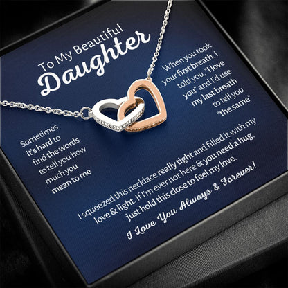 To My Beautiful Daughter - First Breath - Interlocked Hearts 2