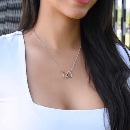 My Beautiful Granddaughter - Love & Light - Interlocking Hearts 4