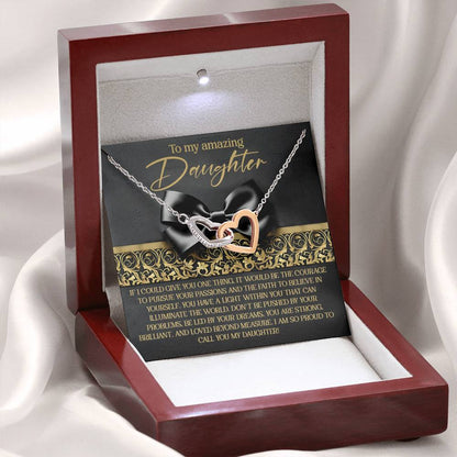 Daughter - Pursue Passions - Interlocking Hearts