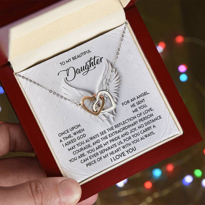 Daughter - An Angel - Interlocking Hearts
