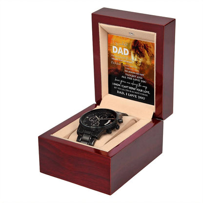 Dad - Repay Your Love - Metal Chronograph Watch