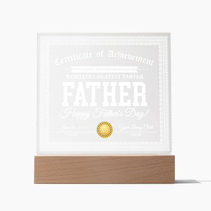 Dad - World's Greatest Farter - Acrylic