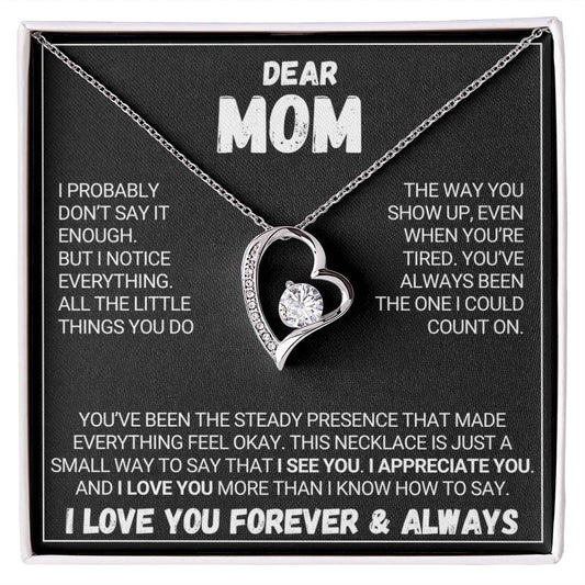 Dear Mom - Forever Love Necklace
