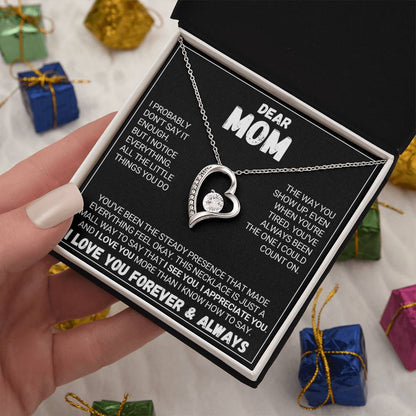 Dear Mom - Forever Love Necklace