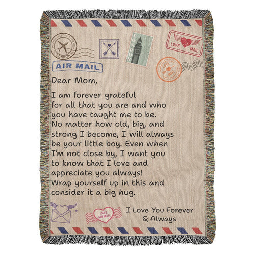 Dear Mom - Woven Blanket