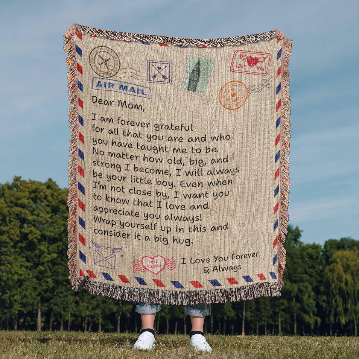 Dear Mom - Woven Blanket