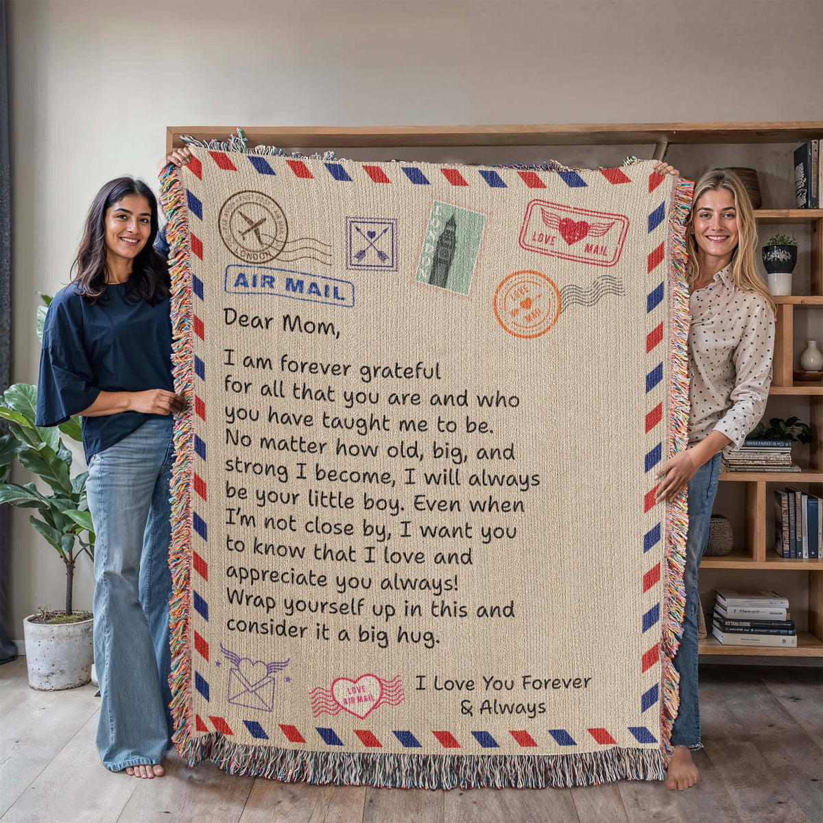 Dear Mom - Woven Blanket