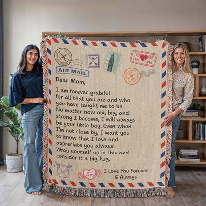 Dear Mom - Woven Blanket