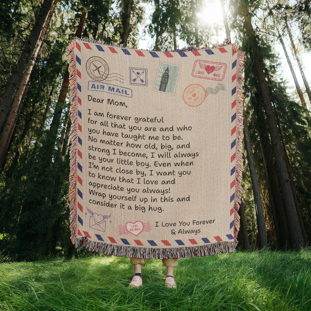 Dear Mom - Woven Blanket