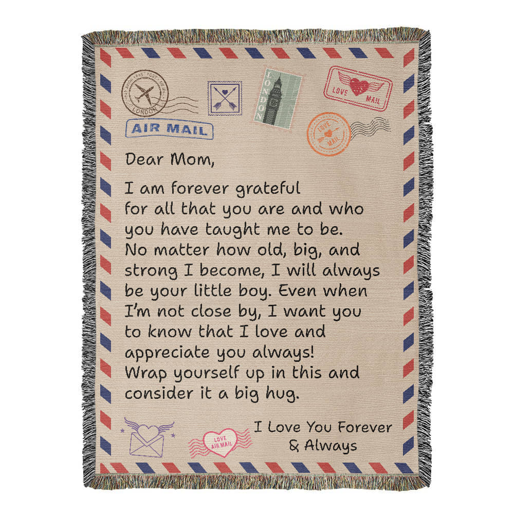 Dear Mom - Woven Blanket