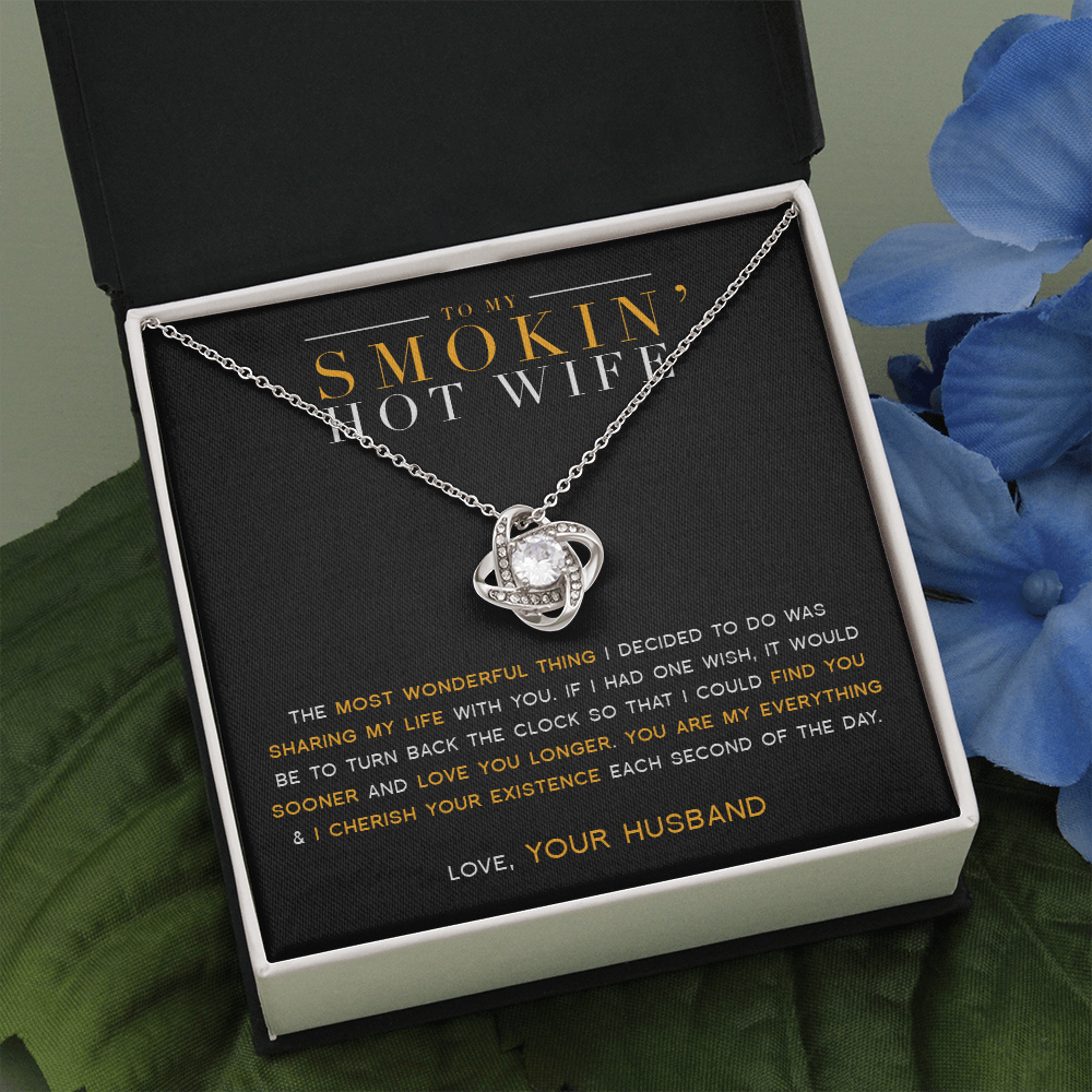 To My Wife - My Everything - Love Knot Necklace