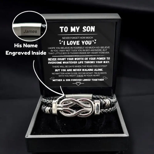To My Son - Forever Linked - Bracelet