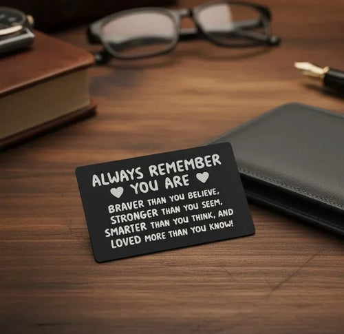Engraved Keepsake Wallet Card